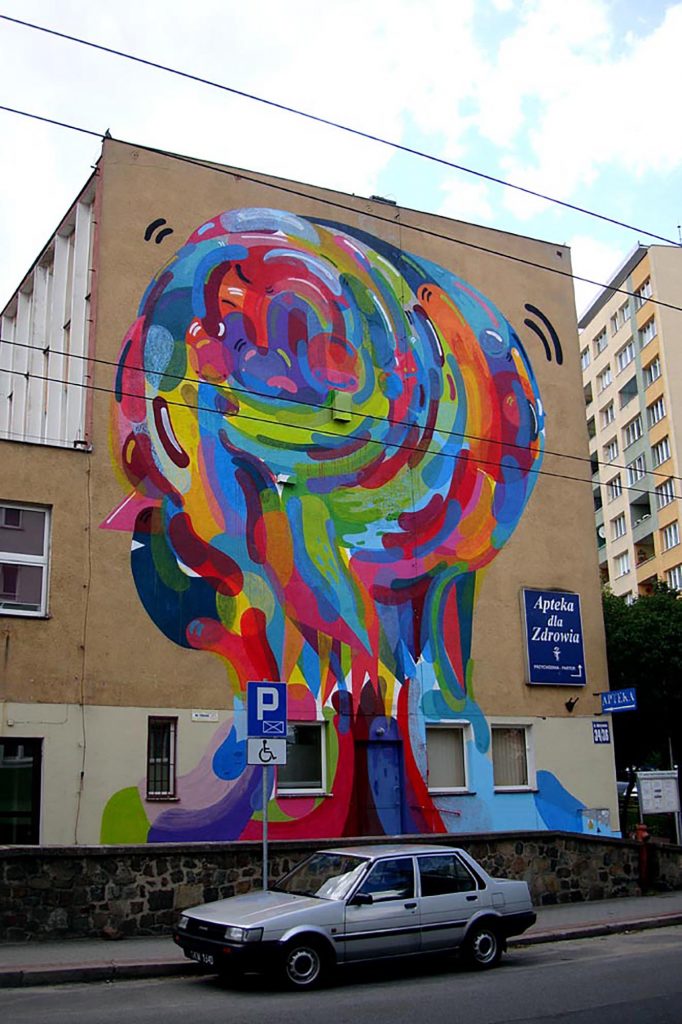 murais pintados por Prozak ao redor do mundo